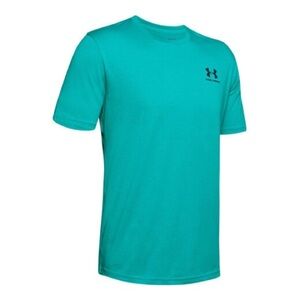 Under Armour Men's Turquoise Short Sleeve Tee